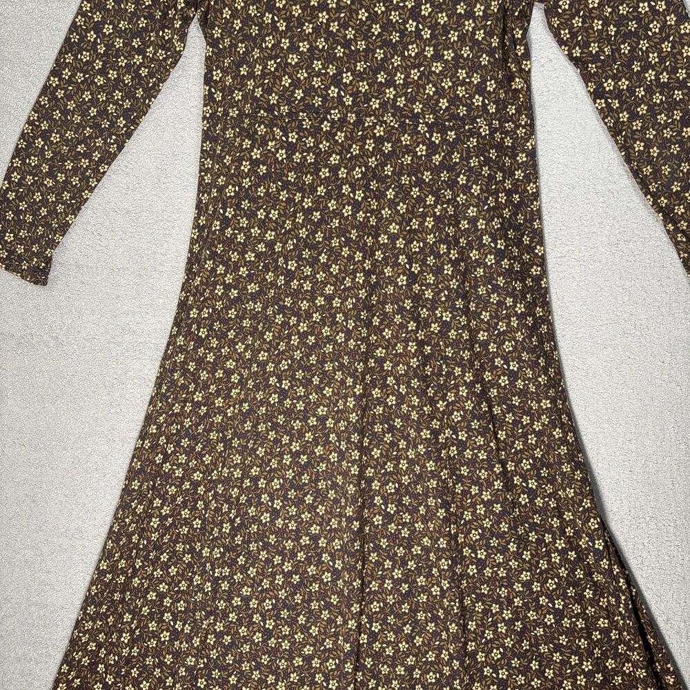 Vintage Aeropostale Womens Maxi Dress L Cotton Cottagecore Goblincore Grunge Y2K - Picture 12 of 13